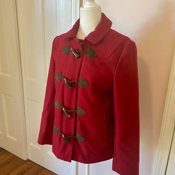 Cozy wool blend peacoat by Gap women's size S/P - Picture 2 of 6